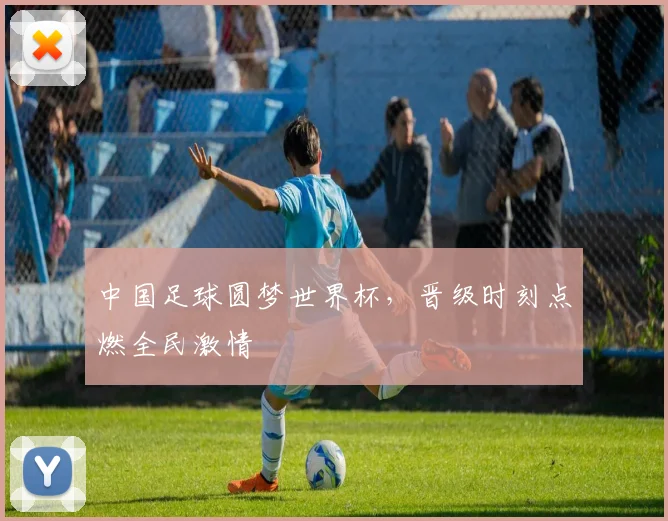 中国足球圆梦世界杯，晋级时刻点燃全民激情